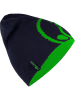 Trollkids Dwustronna czapka beanie "Trollfjord" w kolorze granatowym