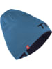 Trollkids Dwustronna czapka beanie "Trollfjord" w kolorze niebiesko-granatowym