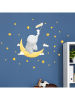 Ambiance Tatuaż ścienny "Elephant and rabbit catch the stars"