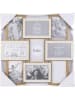 THE HOME DECO FACTORY Ramka w kolorze jasnobrązowo-białym na zdjęcia - 44,5 x 44 cm