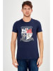 Galvanni T-shirt w kolorze granatowym