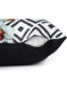 Trendy Kitchen by EXCÉLSA Kussen "Tropical" meerkleurig/zwart - (L)45 x (B)45 cm