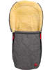 Kaiser Naturfellprodukte Lammfell-Fußsack "Emmi" in Anthrazit - (L)80 x (B)37 cm