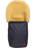 Kaiser Naturfellprodukte Lammfell-Fußsack "Emmi" in Dunkelblau - (L)80 x (B)37 cm