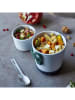Black+Blum Pojemnik "Lunch Pot" w kolorze biało-oliwkowym - (W)19,5 x Ø 12 cm