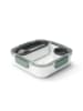 Black+Blum Lunchbox in Weiß/ Grün - (B)20 x (H)5,5 x (T)20 cm