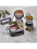 Black+Blum Lunchbox wit/groen - (B)20 x (H)5,5 x (D)20 cm