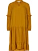 NÜMPH Sukienka "Bardot" w kolorze jasnobrązowym