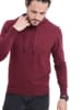 William de Faye Pullover in Bordeaux