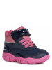 Geox Sneakersy "Baltic" w kolorze granatowo-różowym