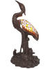 LumiLamp Tischleuchte "Vogel" in Braun/ Bunt - (H)53 cm