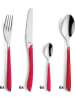 Paul Wirths 24-delige bestekset "Prisma" rood