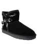 NICEBAY Leren winterboots "Batia" zwart