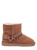 NICEBAY Leren winterboots "Sisi" lichtbruin