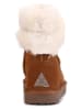 NICEBAY Leder-Winterboots "Fiore" in Hellbraun