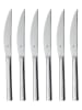 WMF 6er-Set: Edelstahl-Steakmesser "Nuova" - (L)23 cm