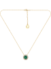 Park Avenue Vergold. Halskette mit Swarovski Kristallen - (L)42 cm