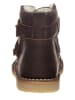 POM POM Leren boots bruin