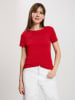 Cross Jeans Koszulka w kolorze czerwonym