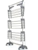 Kitchen Move Wäscheständer "Ultima" in Schwarz/ Grau - (B)167 x (H)172 x (T)50 cm