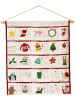 The Wild Hug Adventskalender "Christmas" crème/meerkleurig - (L)75 x (B)65 cm