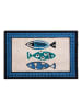 Trendy Kitchen by EXCÉLSA Fußmatte "Mandala" in Blau - (L)60 x (B)40 cm