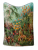 Madre Selva Kuscheldecke "Deep Forest" in Grün/ Bunt - (L)170 x (B)130 cm