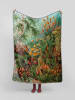 Madre Selva Kuscheldecke "Deep Forest" in Grün/ Bunt - (L)170 x (B)130 cm
