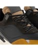 DENBROECK Leren sneakers "Baxter St." grijs/geel