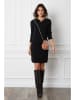 So Cachemire Strickkleid "Anir" in Schwarz