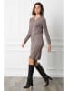 So Cachemire Strickkleid "Anir" in Taupe
