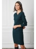 So Cachemire Strickkleid "Anir" in Dunkelgrün