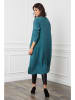 So Cachemire Cardigan "Balle" in Blau/ Grün