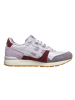 asics Leder-Sneakers "Gel Lyte" in Weiß/ Lila/ Bordeaux