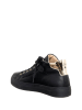 Patrizia Pepe Leder-Sneakers in Schwarz