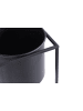 Lifa Living 2-delige set: plantenstandaards "Violet" zwart