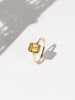 DIAMOND & CO Złoty pierścionek "Classy" z cytrynem