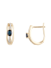 DIAMOND & CO Gold-Ohrringe "Lovina" mit Diamanten