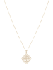 DIAMOND & CO Gouden hanger "Dentelle" met diamanten