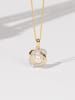 DIAMOND & CO Gouden hanger "Gostivar" met diamanten en parel