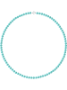 Pearline Parelketting turquoise - (L)42 cm