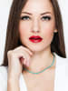 Pearline Parelketting turquoise - (L)42 cm