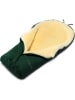 Hofbrucker Voetenzak met lamsvacht donkergroen - (L)80 x (B)35 cm