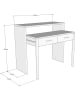 Evila Schreibtisch "My Desk" in Weiß - (B)99 x (H)88 x (T)66 cm