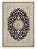 Nouristan Dywan tkany "Antique Nain - Samt" w kolorze kremowo-czarnym