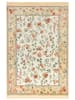 Nouristan Webteppich "Oriental Flowers - Samt" in Creme/ Beige