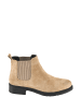 Noosy Leder-Chelsea-Boots in Beige