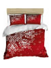 Colorful Cotton Beddengoedset rood/wit