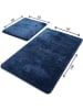 Colorful Cotton 2-delige set: badmatten "Havai" donkerblauw