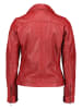 7eleven Skórzana kurtka "Brest" w kolorze czerwonym